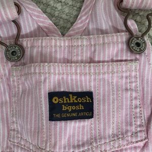 OshKosh B’Gosh pink overalls